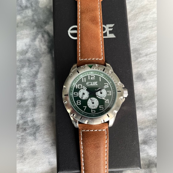 Equipe Turbo Genuine Leather Watch - Picture 2 of 7